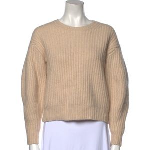 ACNE CREAM COLORED ANGORA SWEATER SIZE S